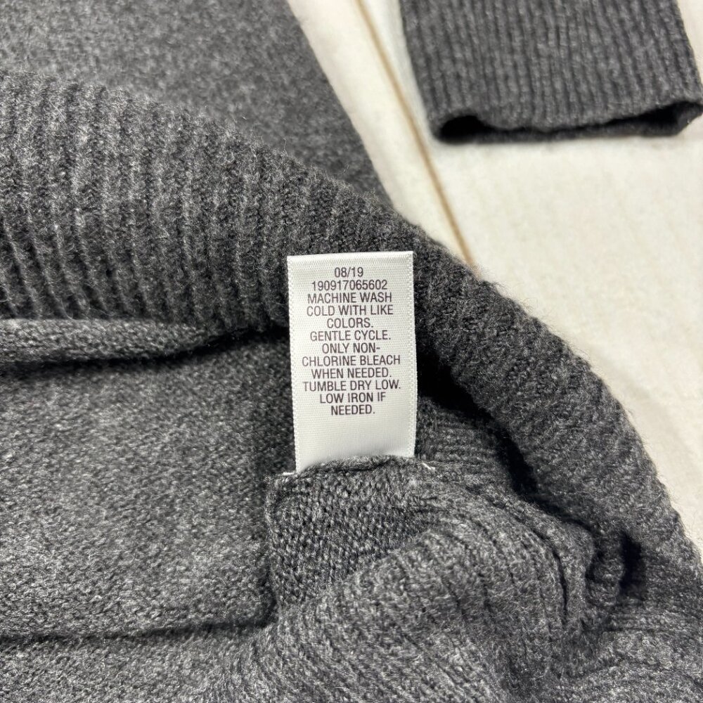 NEW Candies Junior's XL Sweater Dress Long Tunic Cowl Gray Skiing Winter NWT - Picture 11 of 16